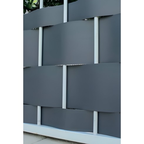 Strisce frangivista PVC 19 cm x 35 m verde protezione recinzione