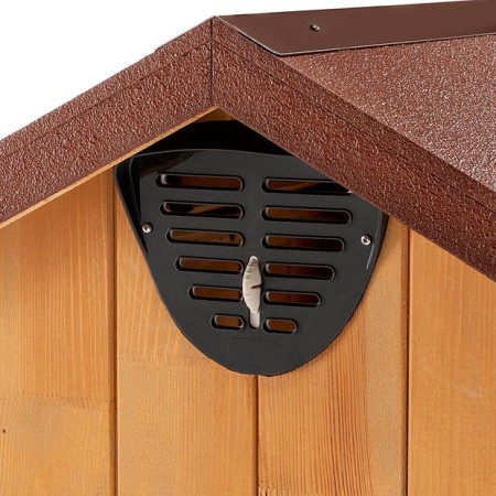Cuccia per Cani Piccola 60,5x73,5x54,5 cm in legno da Esterno