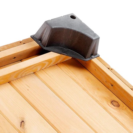 Cuccia per Cani in Legno Grande 89,5x111,5x90 da Esterno