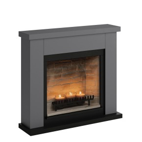 Camino da Arredo a Candele TAGU ZenFlame Frode Grigio 2