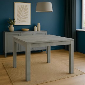 Tavolo Allungabile 90x90 cm Finitura Cemento 2