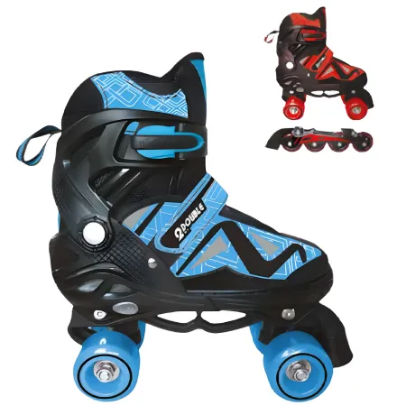 Pattini In Linea 39-42 4 Rotelle Regolabili con Freno