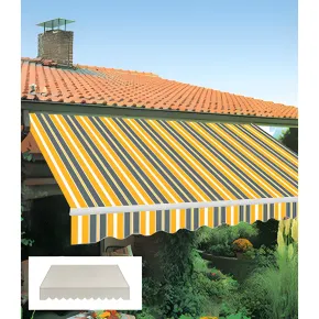 Tenda da Sole Avvolgibile 295x200 cm con Bracci Retrattili Tortora 2