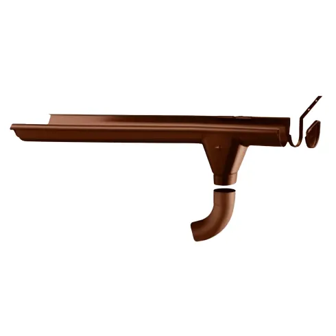 Kit A Grondaia Zincata Casette Legno Falde 180 e 219 cm con Accessori
