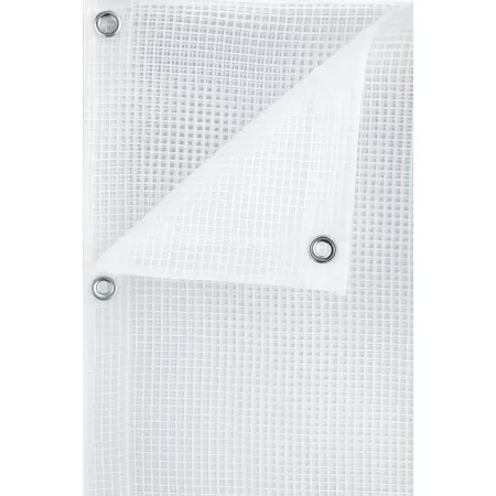 Telo Retinato Trasparente 350x150 cm Occhiellato PE Uso Esterno