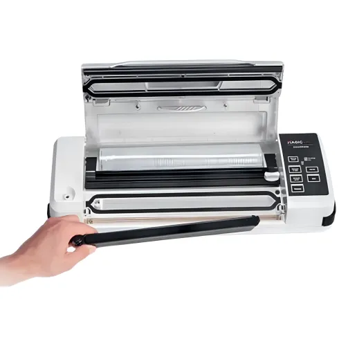 Macchina Sottovuoto 130W Cibi Fragili Pistone Autolubrificante in Teflon