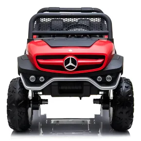 Macchina Elettrica per Bambini Mercedes Unimog Fuori Strada Rosso 2