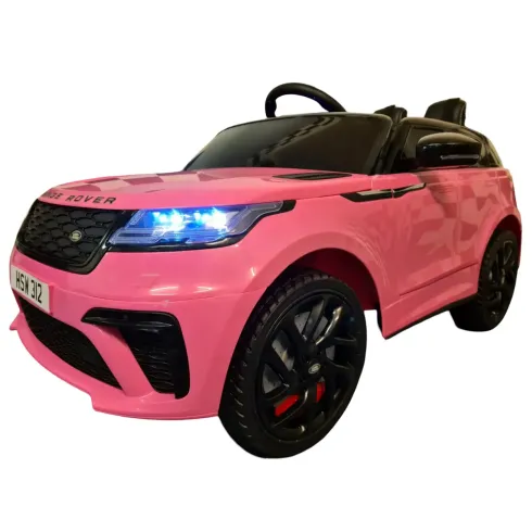 Macchina Elettrica per Bambini Range Rover Velar a Batteria 12V Rosa