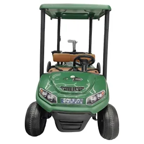 Golf Kart Elettrico Bambini 24V Verde con Palline e Bastoni 2