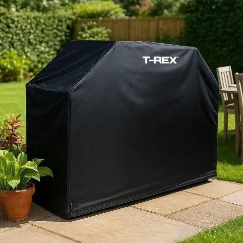 Copertura Barbecue Nero Traspirante Idrorepellente 143x63x103 cm