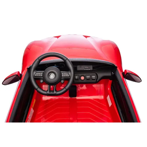 Auto Elettrica Bambini Maserati Folgore 2 Posti 12V Rosso 2 Motori