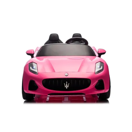 Auto Elettrica Bambini Maserati Folgore 2 Posti 12V Rosa Doppio Motore