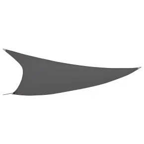 Vela Ombreggiante Triangolare 3,6x3,6 m Antracite Idrorepellente Esterno