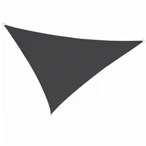 Vela Ombreggiante Triangolare 3x3x3 m Antracite per Giardino e Terrazzo
