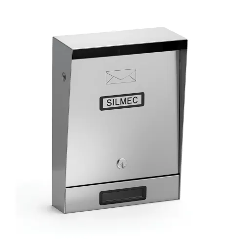 Cassetta Postale Inox con Tetto Apribile e Imbocco Frontale per Esterno