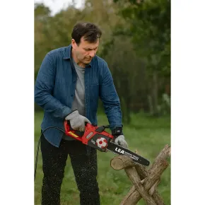 Elettrosega 2400W Barra 40 cm Catena 3/8'' Impugnatura Soft Grip 2