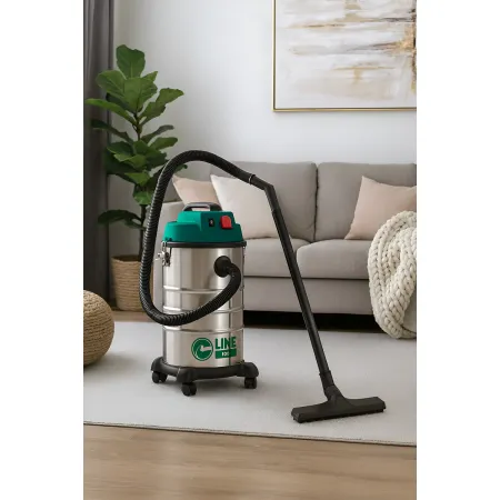 Aspiratore Solidi Liquidi 1400W 30L Acciaio Casa Garage Magazzino