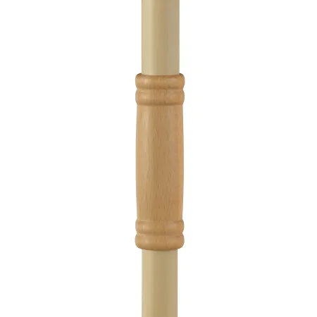 Cavallo Hobby Horse per Bambini Beige con Asta Smontabile e Suoni