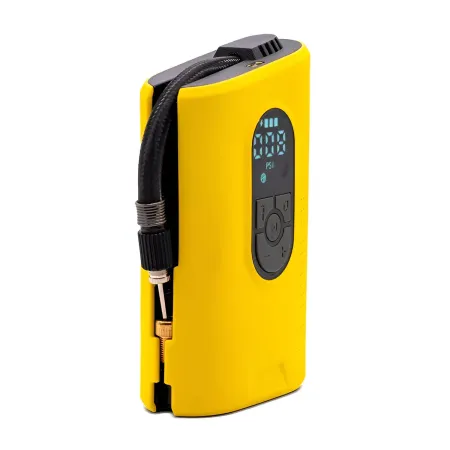 Compressore Portatile ad Aria Manometro Adattatori Auto Bici Gonfiabili