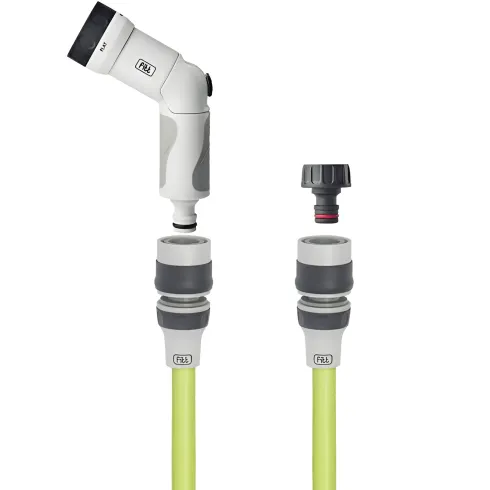 Tubo da Giardino Estensibile 25 m con Pistola per Irrigazione Multigetto