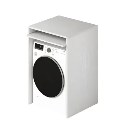 Mobile Coprilavatrice Asciugatrice in Legno Bianco Mobiletto | Bricoshop24