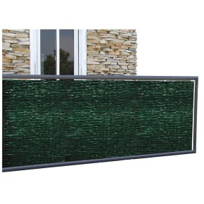 6 Telo Ombreggiante 1x3 Ringhiera Verde PVC Arella Rete Terrazzo Ombra Balcone