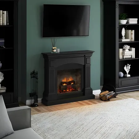 Camino Elettrico Magna Tagu PowerFlame2 Nero 1600W