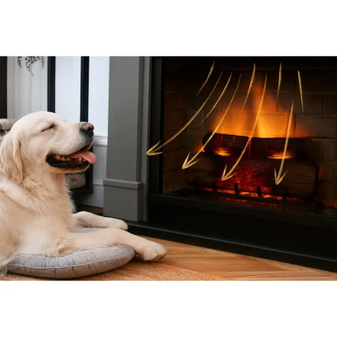 Camino Elettrico Tagu Magna PowerFlame2 Turchese 1600W