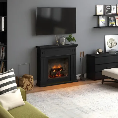 Camino Elettrico Nero Tagu Larsen PowerFlame2 1600w