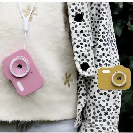 Fotocamera Digitale per Bambini Video HD 1080P Giallo Filtri Divertenti