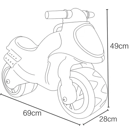 Moto Cavalcabile per Bambini Spiderman Ride On Licenza Marvel