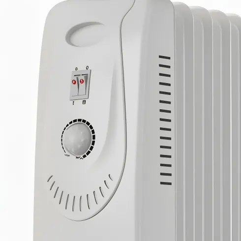 Radiatore Elettrico ad Olio 11 Elementi 2500W Regolabile Termostato