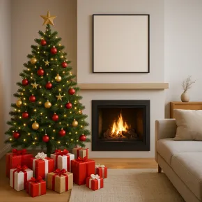 Albero di Natale Pino Verde Folto Alto 270 cm Realistico 2