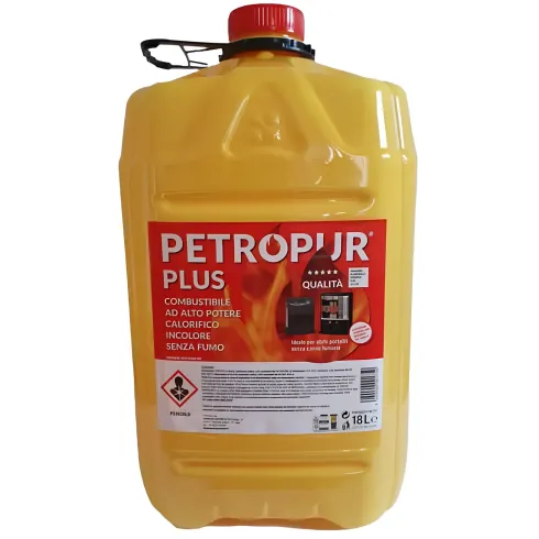 4 Taniche 18L Riciclabile Combustibile Liquido Inodore Stufe Portatili
