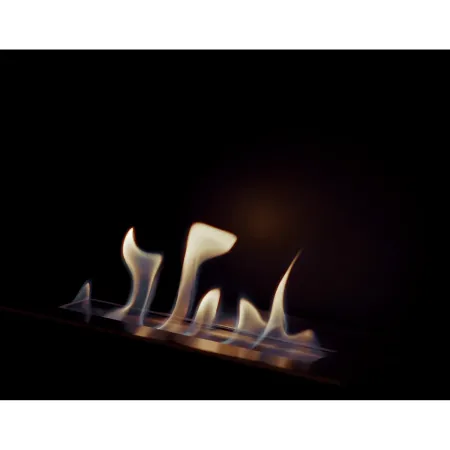 Camino a Bioetanolo TAGU FreeFlame Hagen Bianco Dettaglio Legno