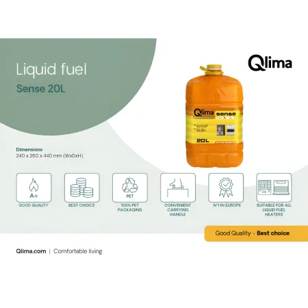 20L Combustibile Liquido per Stufe Universale 6 Taniche Ecologica
