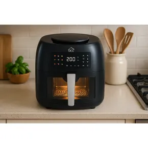 Friggitrice ad Aria 1800W 8L DCG Nero Display Touch Antiaderente 2