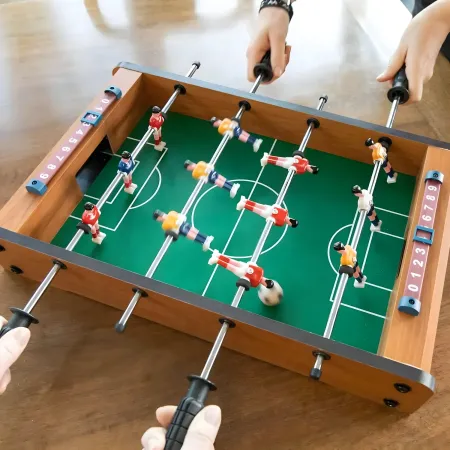 Mini Calcetto Biliardino da Tavolo Segnapunti Palline Aste Calciobalilla Soccer