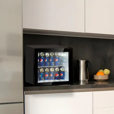 Cantinetta Frigo Defrost 46L Nero Porta Reversibile Libera Installazione