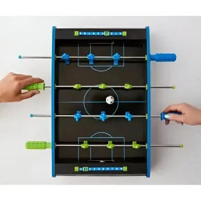 Biliardino da Tavolo con Palline Fluo Mini Calcetto Calciobalilla 2