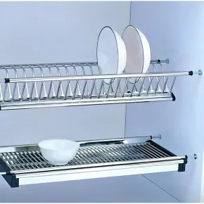 Scolapiatti Regolabile da Incasso per Pensile Organizzatore 86 cm 2