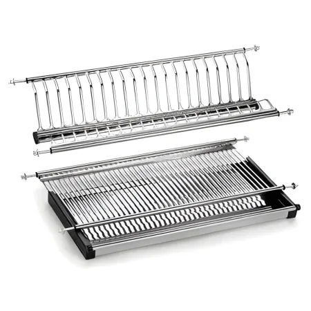 Scolapiatti da Incasso per Pensile Regolabile Organizzatore Piatti 76 cm