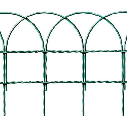 Rete Ornamentale Aiuola 90 cm Altezza Cavatorta Rotolo 25 Metri Zincato Verde