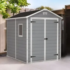 Casetta da Giardino 185x152 cm Keter Box Manor in Resina 2