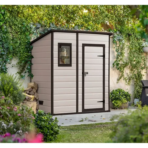 Keter Casetta Addossata Oakland in Resina PVC Box Armadio Giardino