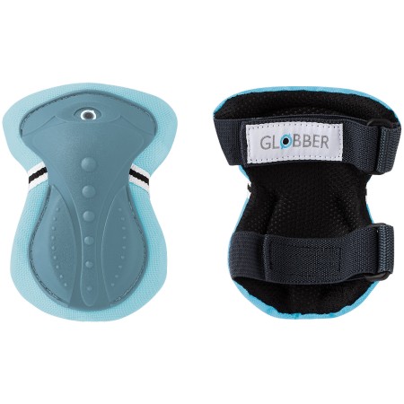 Set Protezioni per Bambini XXS per Gomiti Ginocchia Polsi Blu Pastello