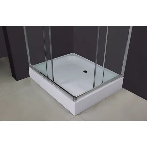 Box Doccia Cristallo 4mm Angolare Ante Scorrevoli Quadrato Rettangolare