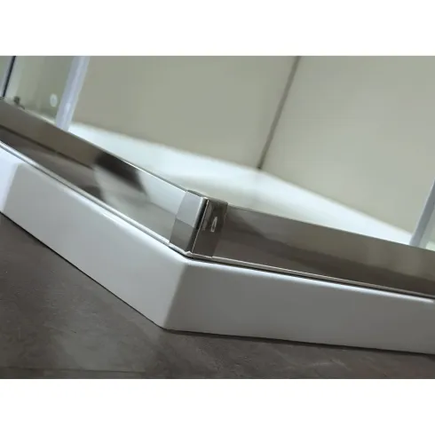 Box Doccia Cristallo 4mm Angolare Ante Scorrevoli Quadrato Rettangolare