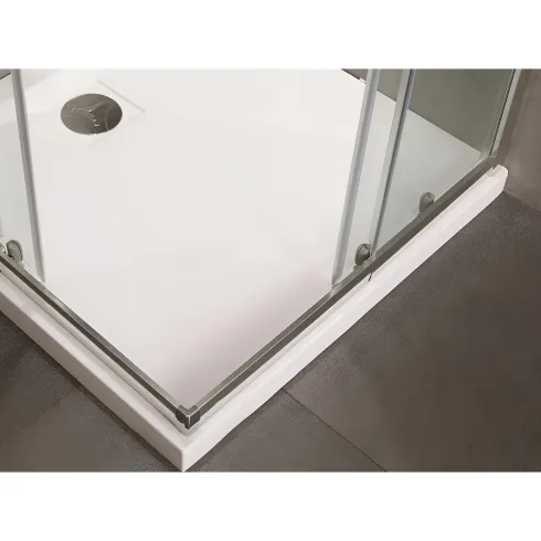 Box Doccia Cristallo 4mm Angolare Ante Scorrevoli Quadrato Rettangolare
