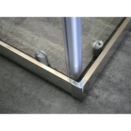 Box Doccia Cristallo 4 mm Angolare Ante Scorrevoli 80x80 cm Quadrato